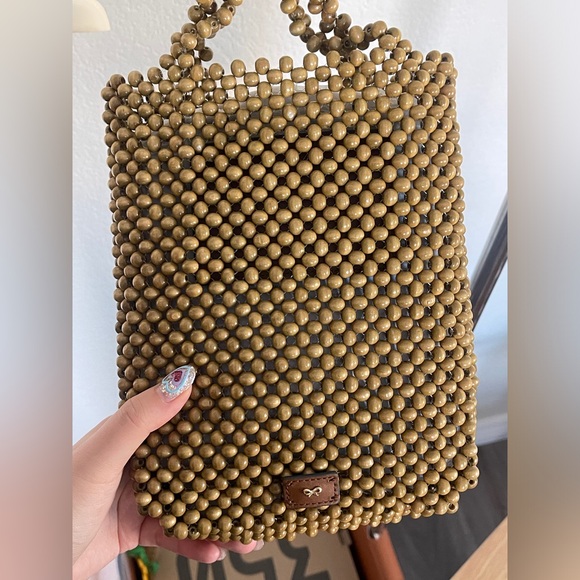 anya hindmarch eyes wooden bead mini handbag ｜super cute - Picture 4 of 8
